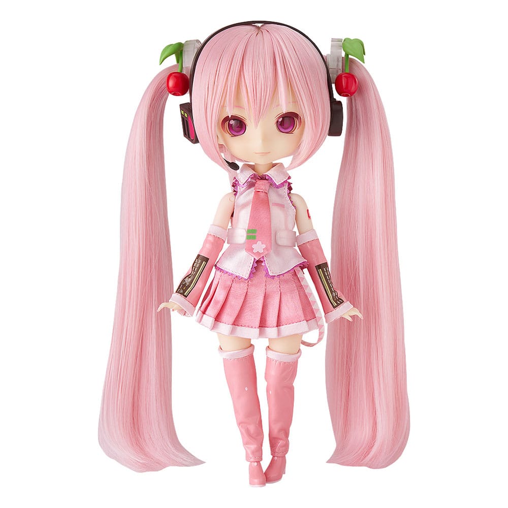 Puppe, Miku Lookalike, Pink Outfit, Langhaar-Puppe, Spielzeugfigur