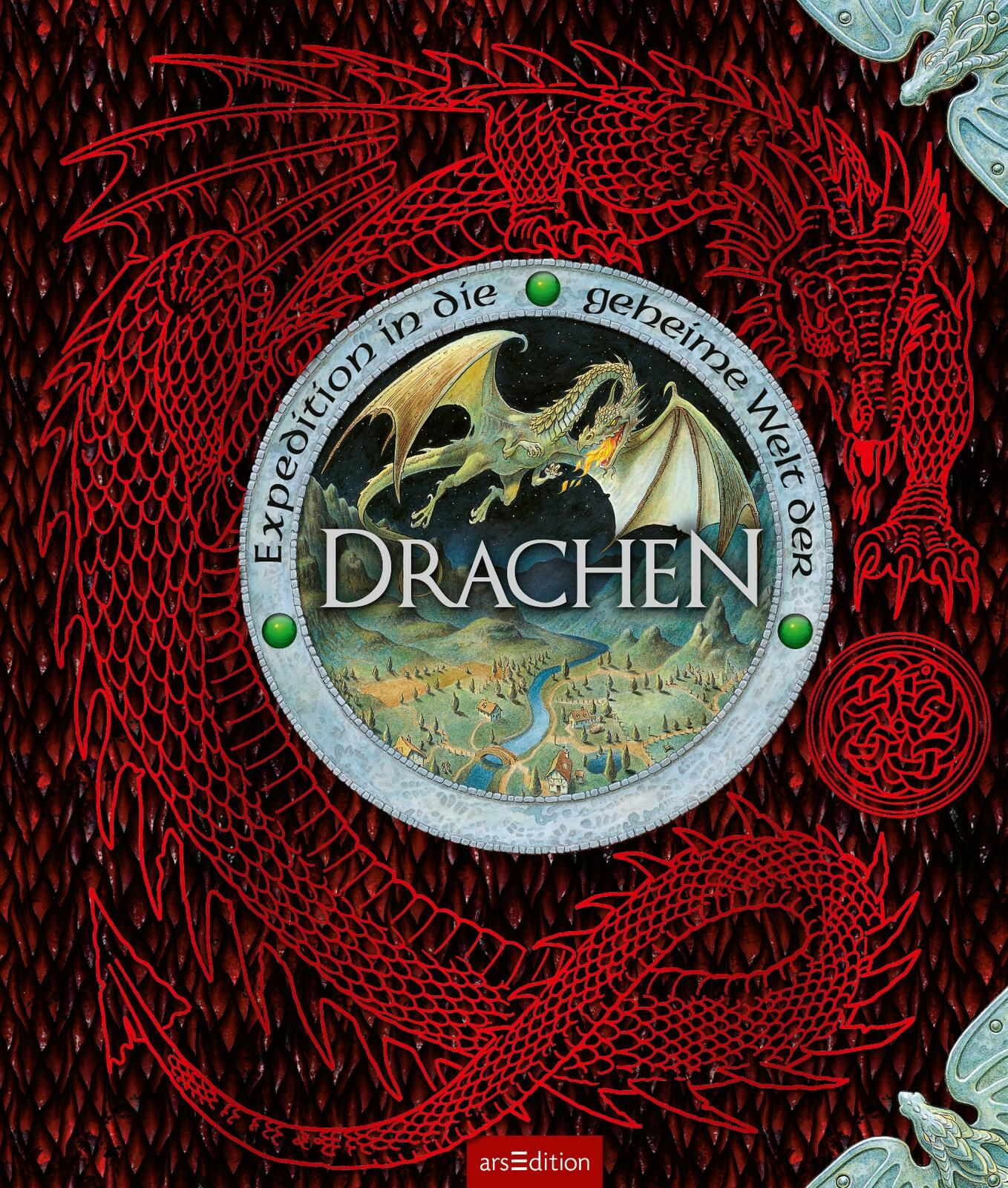 Expedition in die geheime Welt der Drachen drache, drache, coin, medaillon, buchcover