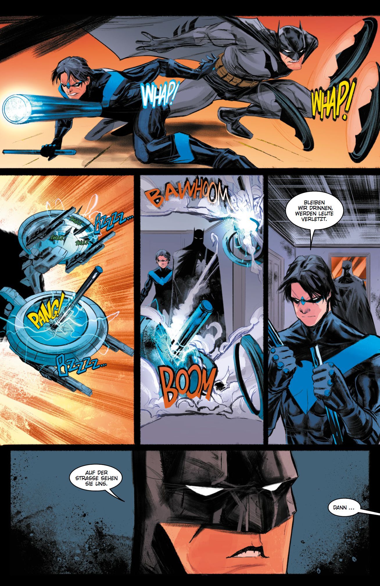 Nightwing Bd.2: Herrschaft der Angst Batman, Kampf, Comic, Drehung, Lichtschwert