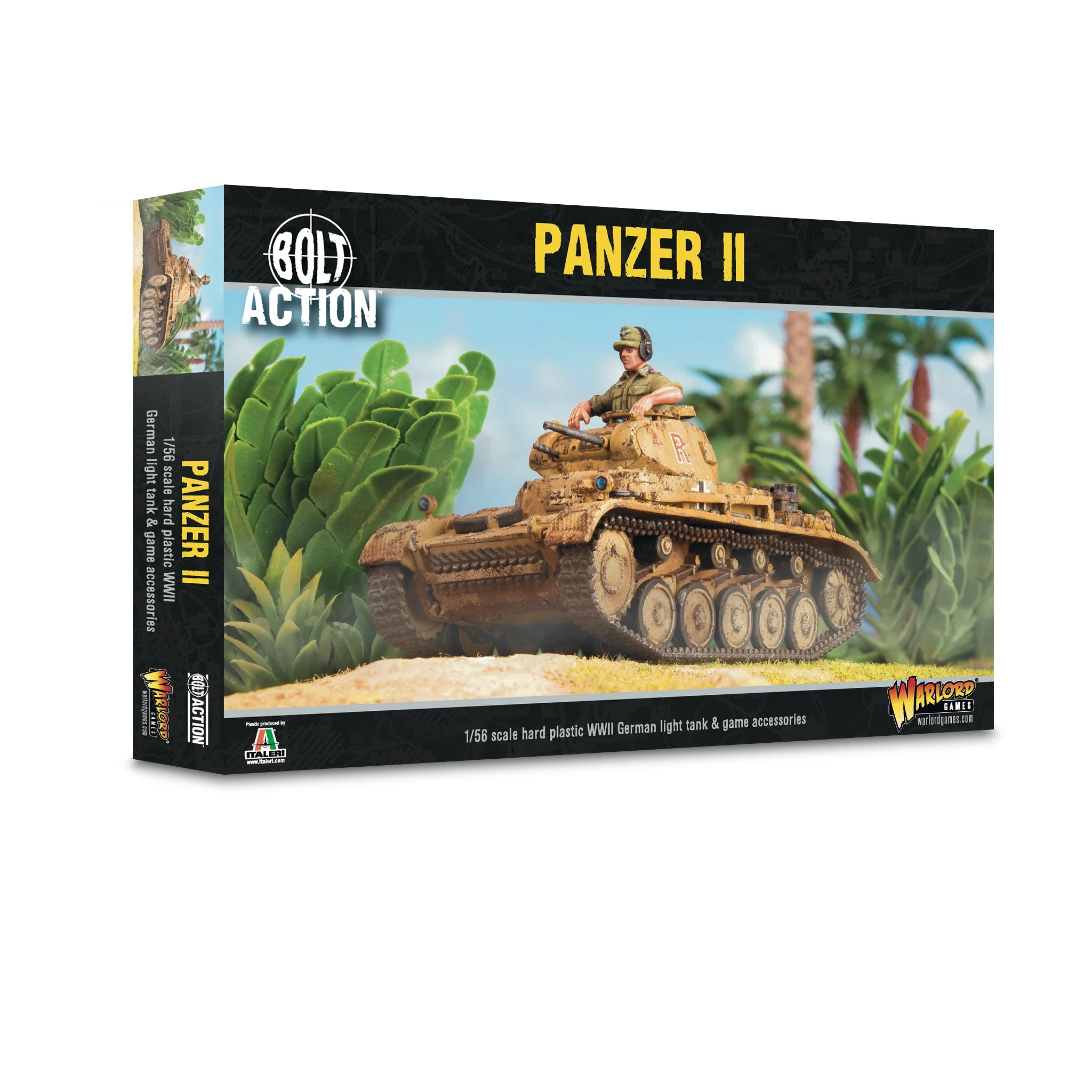 Panzer II, Tank Modell, 1/56 Maßstab, Wehrmacht, Spielzeug