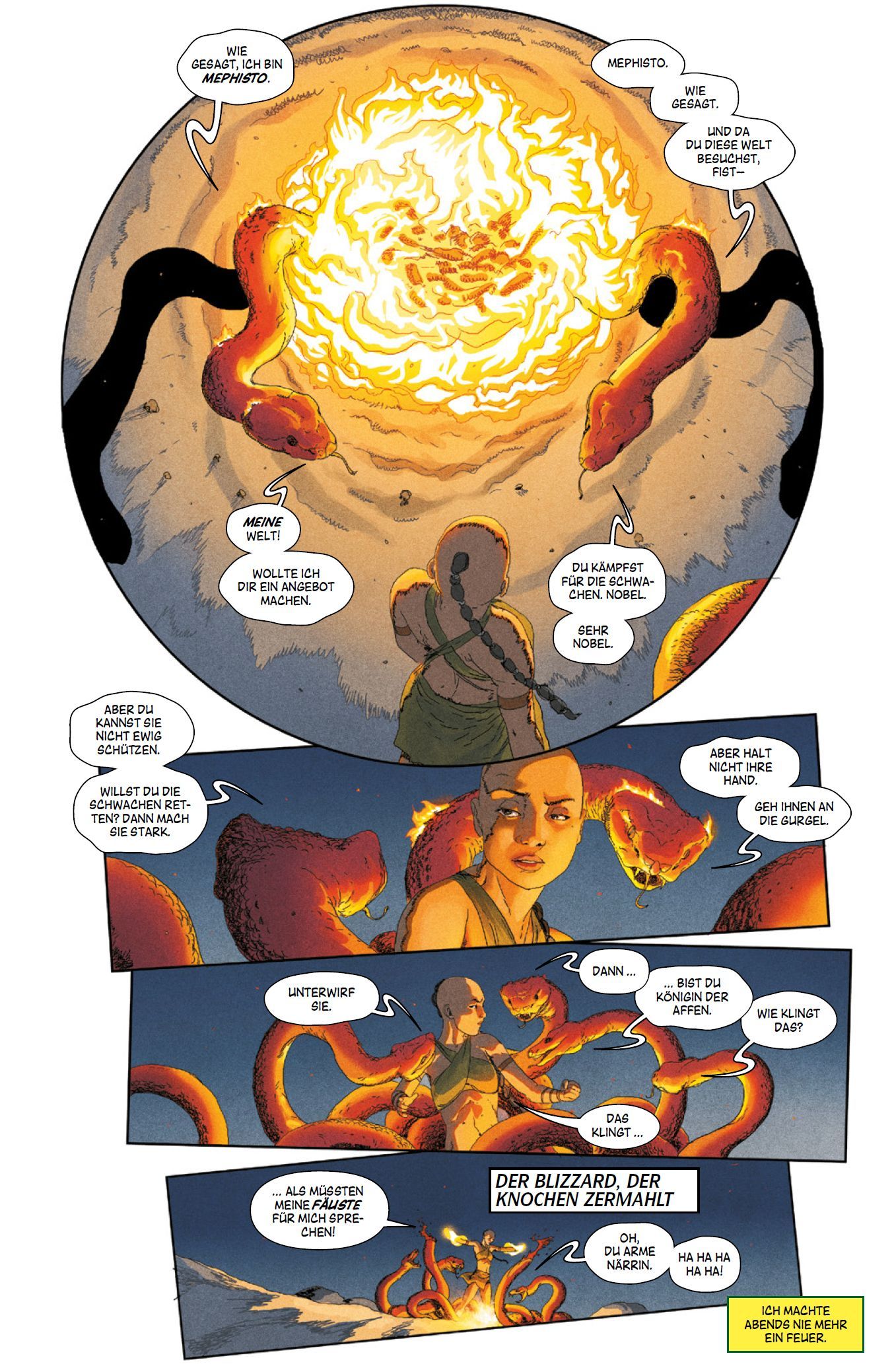 Avengers Bd.3: Krieg der Vampire 2020 Branding not visible, Circular design, Feuerstelle, Tentakelwesen, Humanoid