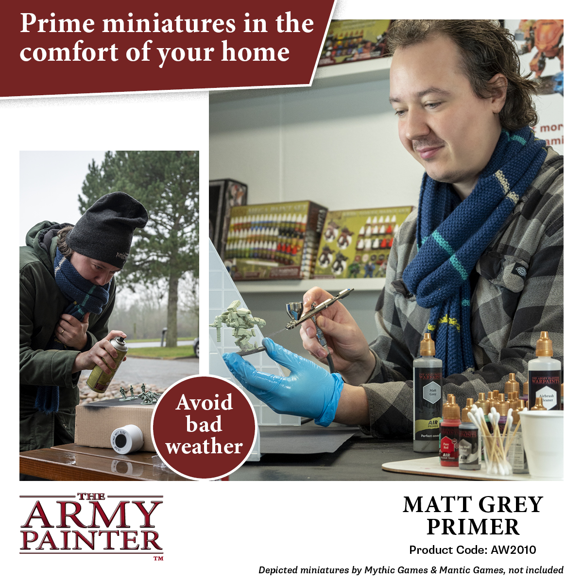 Army Painter: Air - Grey Primer 100ml Army Painter: Air - Grey Primer 100ml