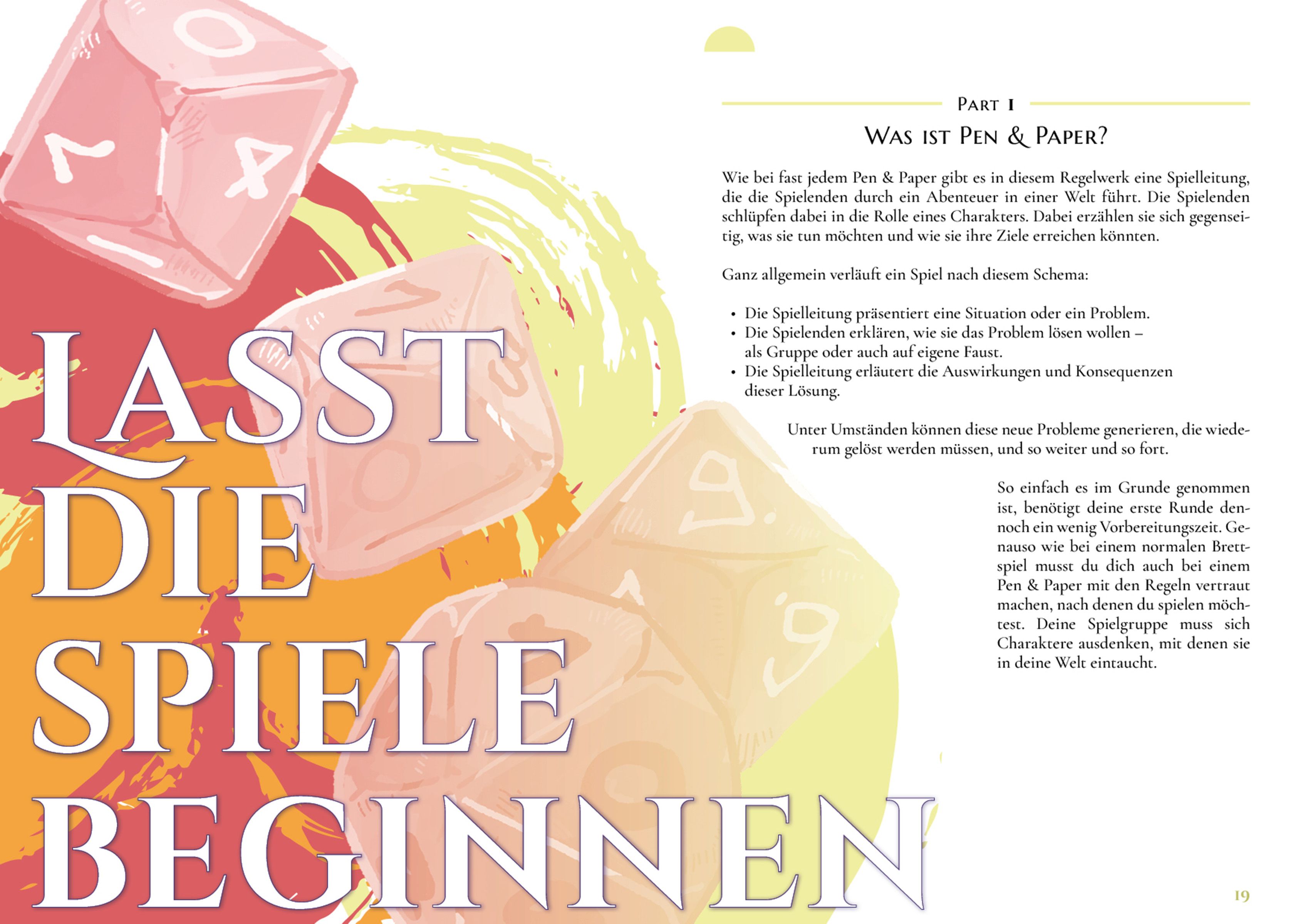 How to be a Hero: Das Regelwerk - Collector's Edition würfel, würfelspiel, brettspiel, rosa würfel, illustration