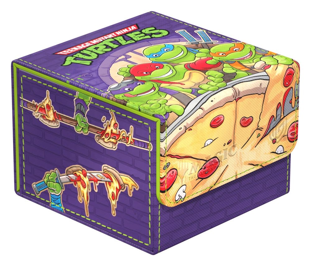 Aktionsfigur, Teenage Mutant Ninja Turtles, Pizza, Box, robuster Karton