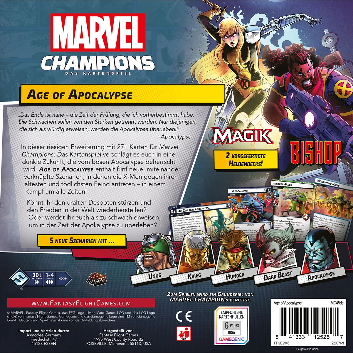 Marvel Champions LCG dt.: Age of Apocalypse Erweiterung Marvel Champions LCG dt.: Age of Apocalypse Erweiterung