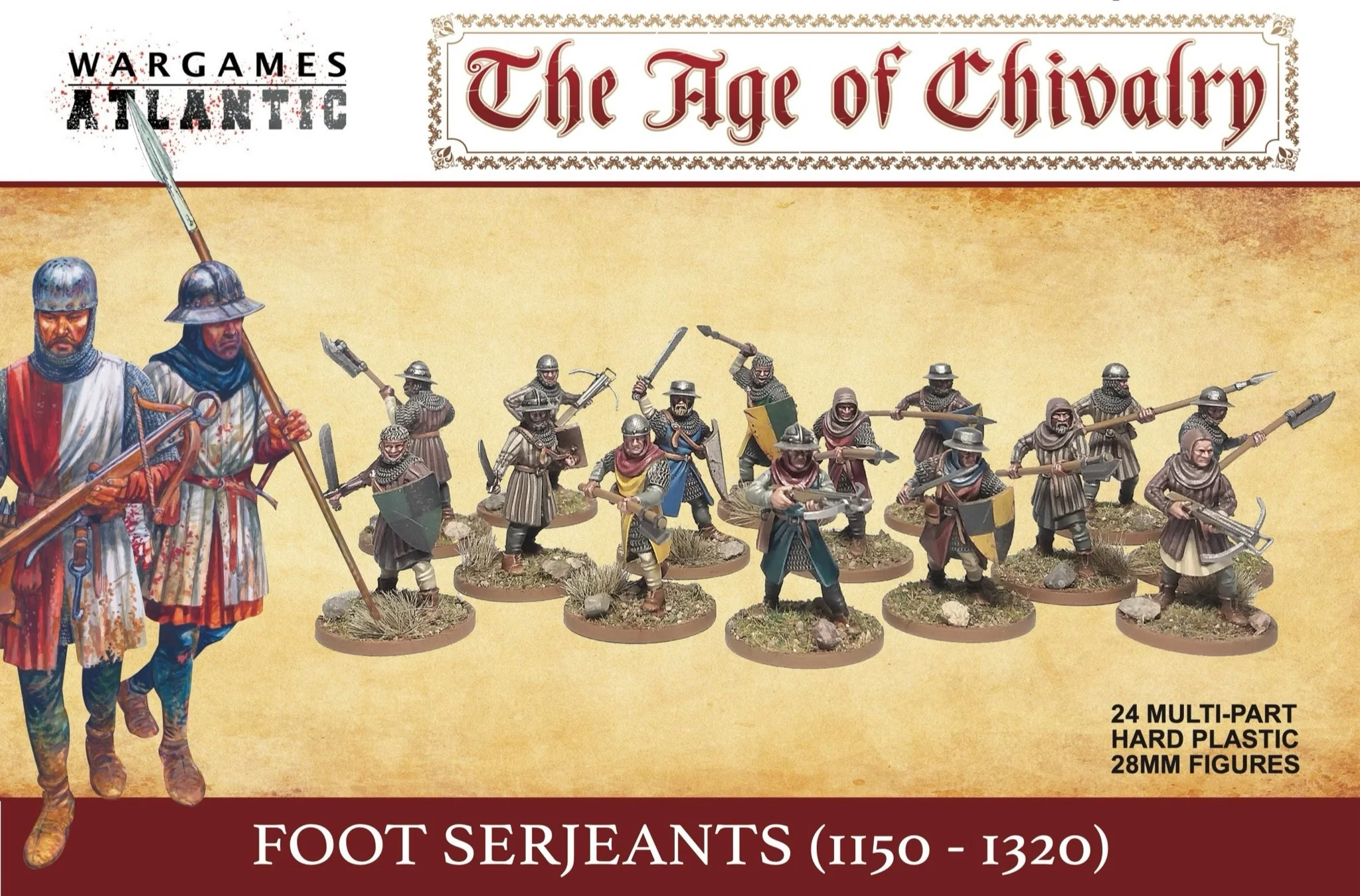 Wargames Atlantic: Foot Serjeants (1150-1320)