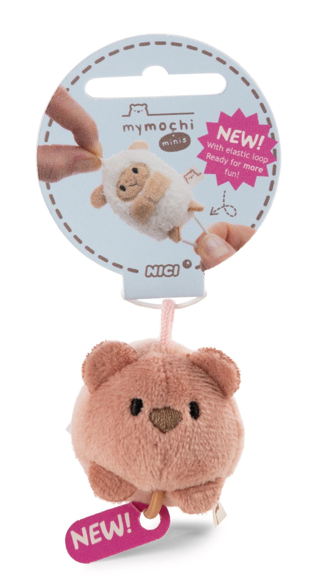 MyMochi: Plüsch Mini Bär Nomo liegend 5cm