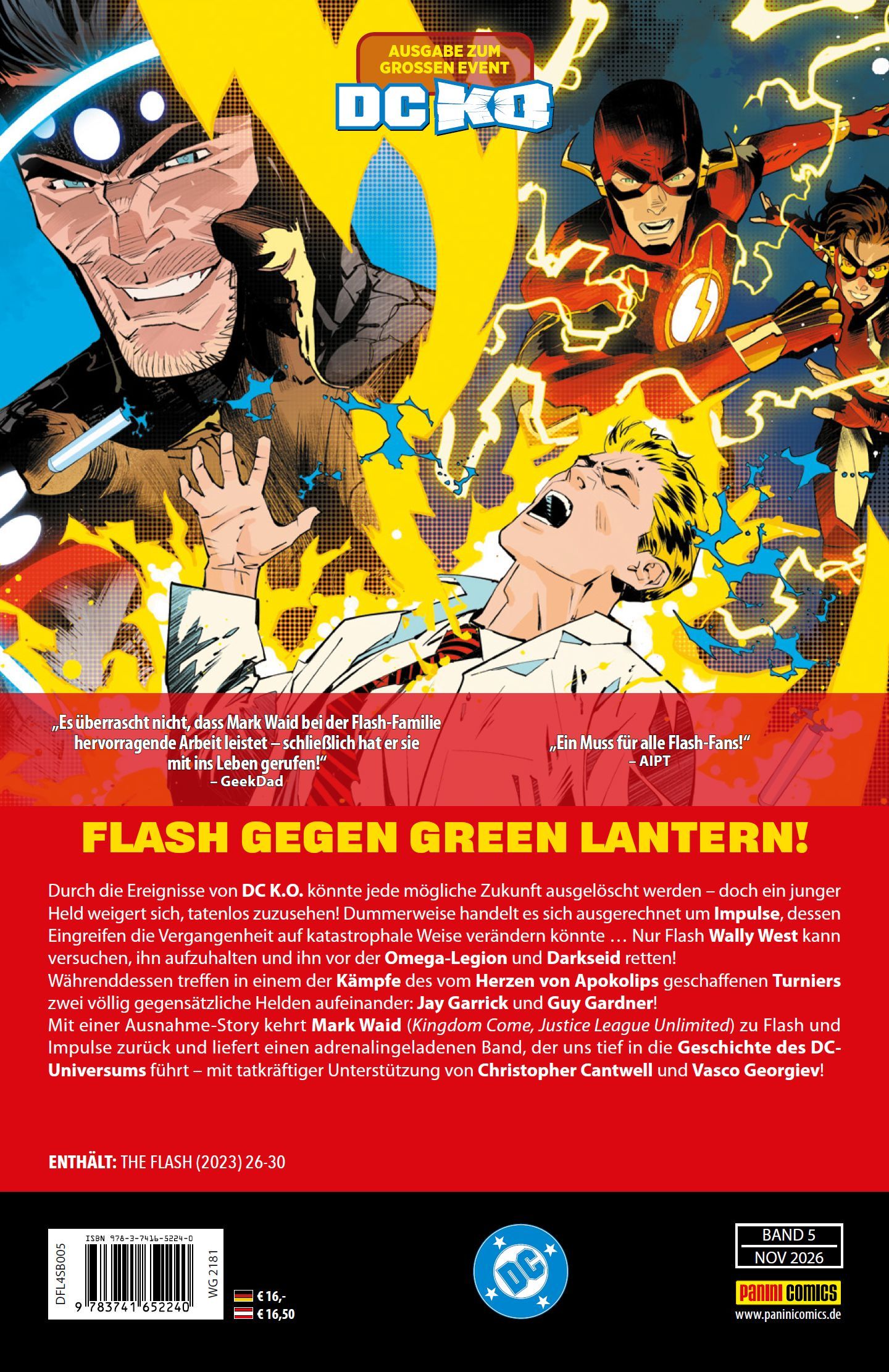 Flash Bd.5 comic, flash, superheroes, lightning, battle