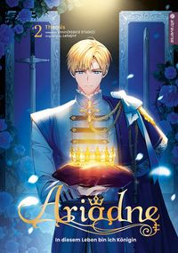 Ariadne - In diesem Leben bin ich die Königin Bd.2 Figur, Anime, blondes Haar, blauer Uniform, Kuchenkrone