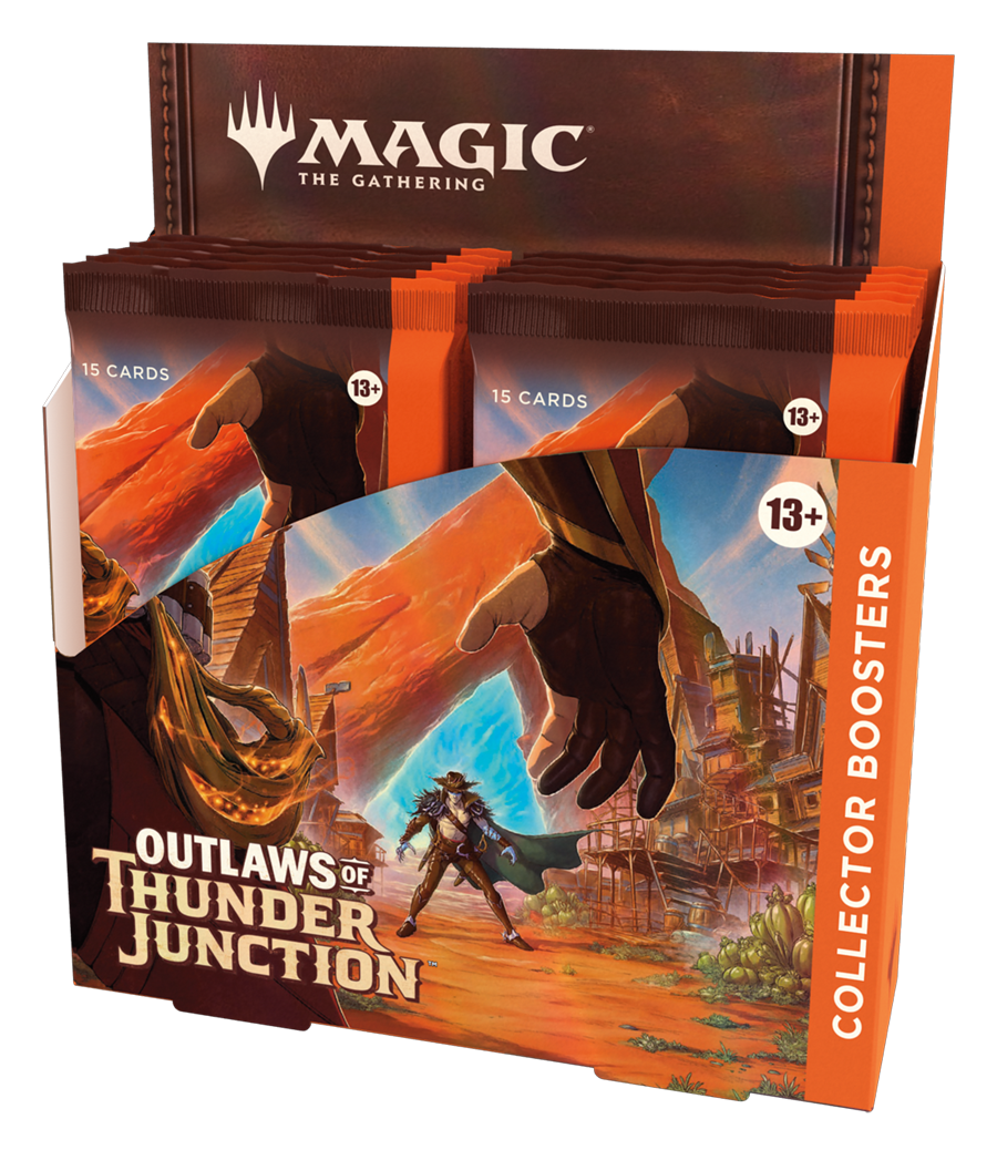 Magic CCG: Outlaws of Thunder Junction Collector Booster Display Magic CCG: Outlaws of Thunder Junction Collector Booster Display