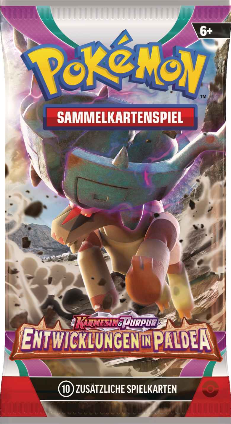 Pokémon CCG dt.: Karmesin & Purpur Entwicklungen in Paldea Display (KP02) Pokémon CCG dt.: Karmesin & Purpur Entwicklungen in Paldea Display (KP02)