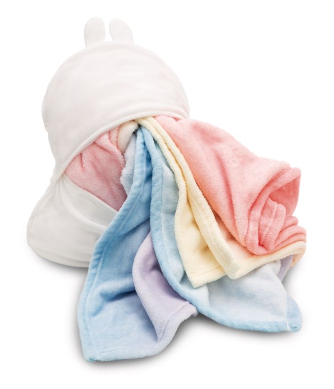 Molang: Plüsch Kissen/Decke Molang mit Herz Molang: Plüsch Kissen/Decke Molang mit Herz