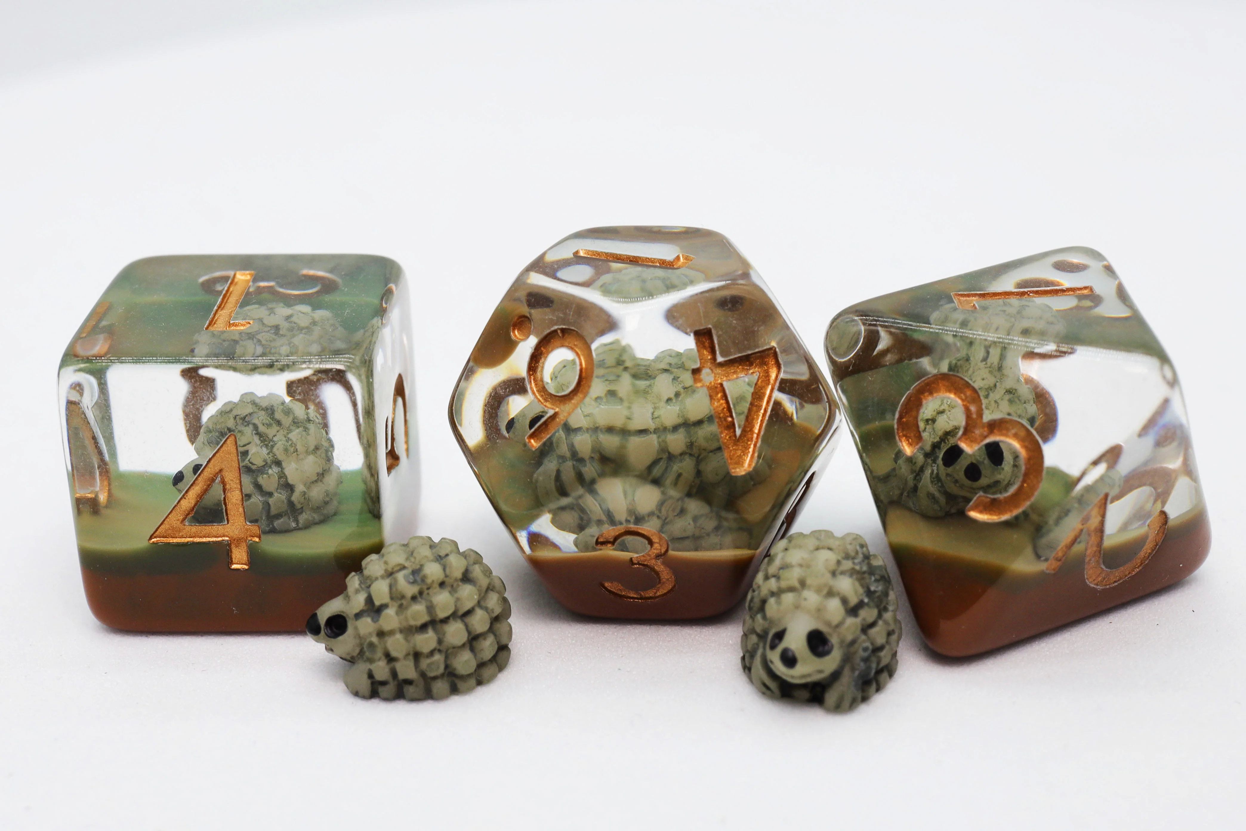 Polyhedral Dice Set: Hedgehog (7) Polyhedral Dice Set: Hedgehog (7)