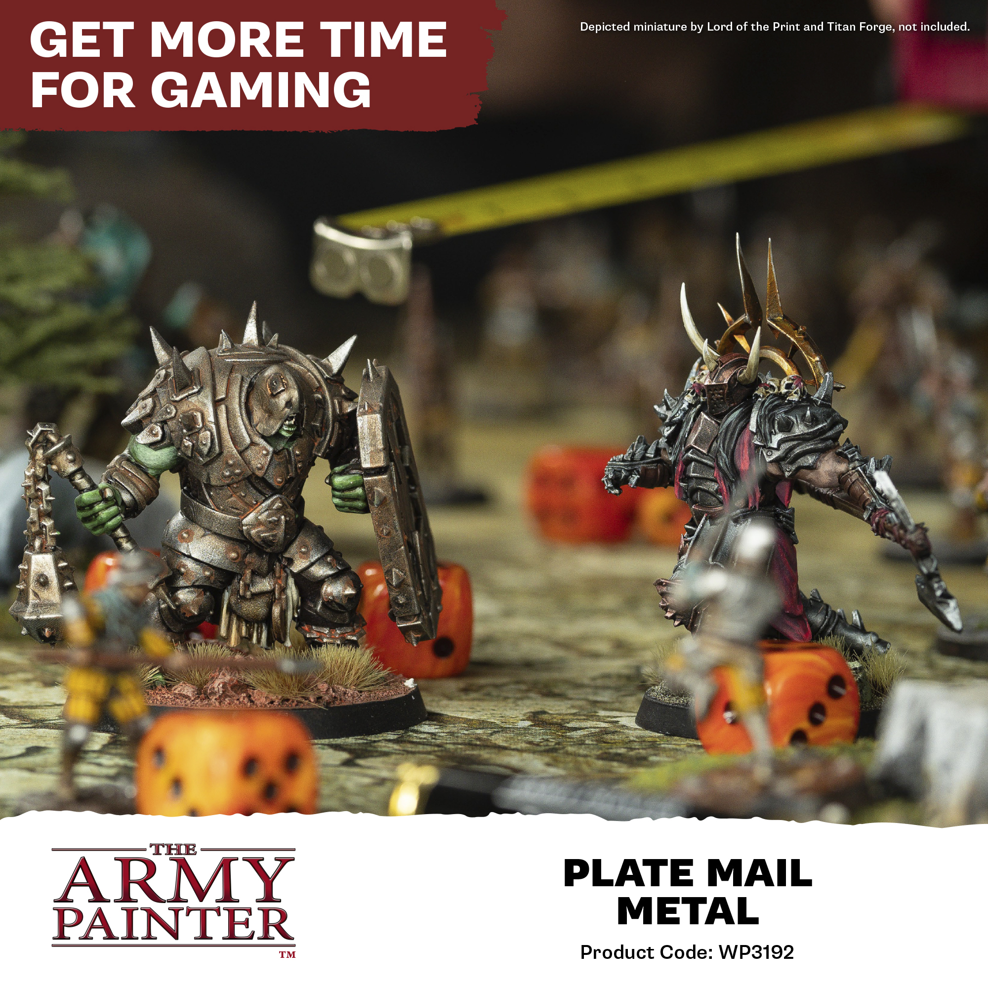 Army Painter: WP Fanatic Metallic - Plate Mail Metal Army Painter: WP Fanatic Metallic - Plate Mail Metal