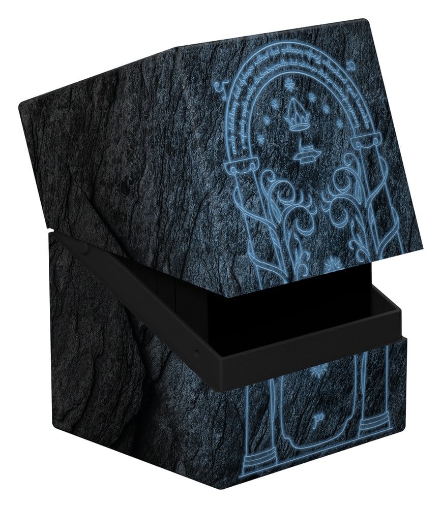 Ultimate Guard: Deckbox Boulder 100+ Lord of the Rings - Mines of Moria Schachtel, Geschenkbox, Steinmuster, Kunstdrache, Gravur-Design