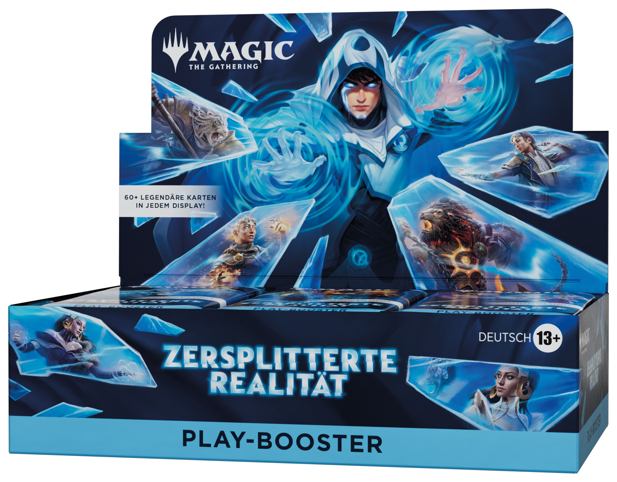 Magic CCG dt.: Reality Fracture Play-Booster Display Magic: The Gathering, Play-Booster, Zersplitterte Realität, Deckdisplay, Deutsch 13+