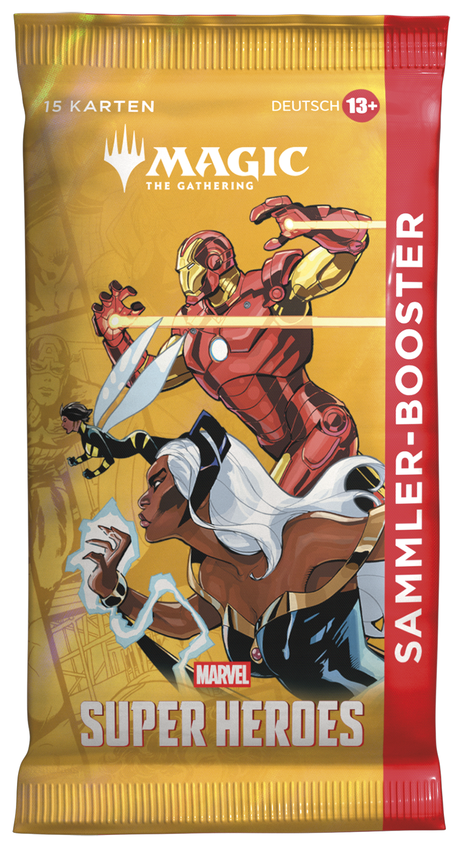 Sammelkarten, Superhelden, Marvel, Holo-Ilustration, 10-15 Karten