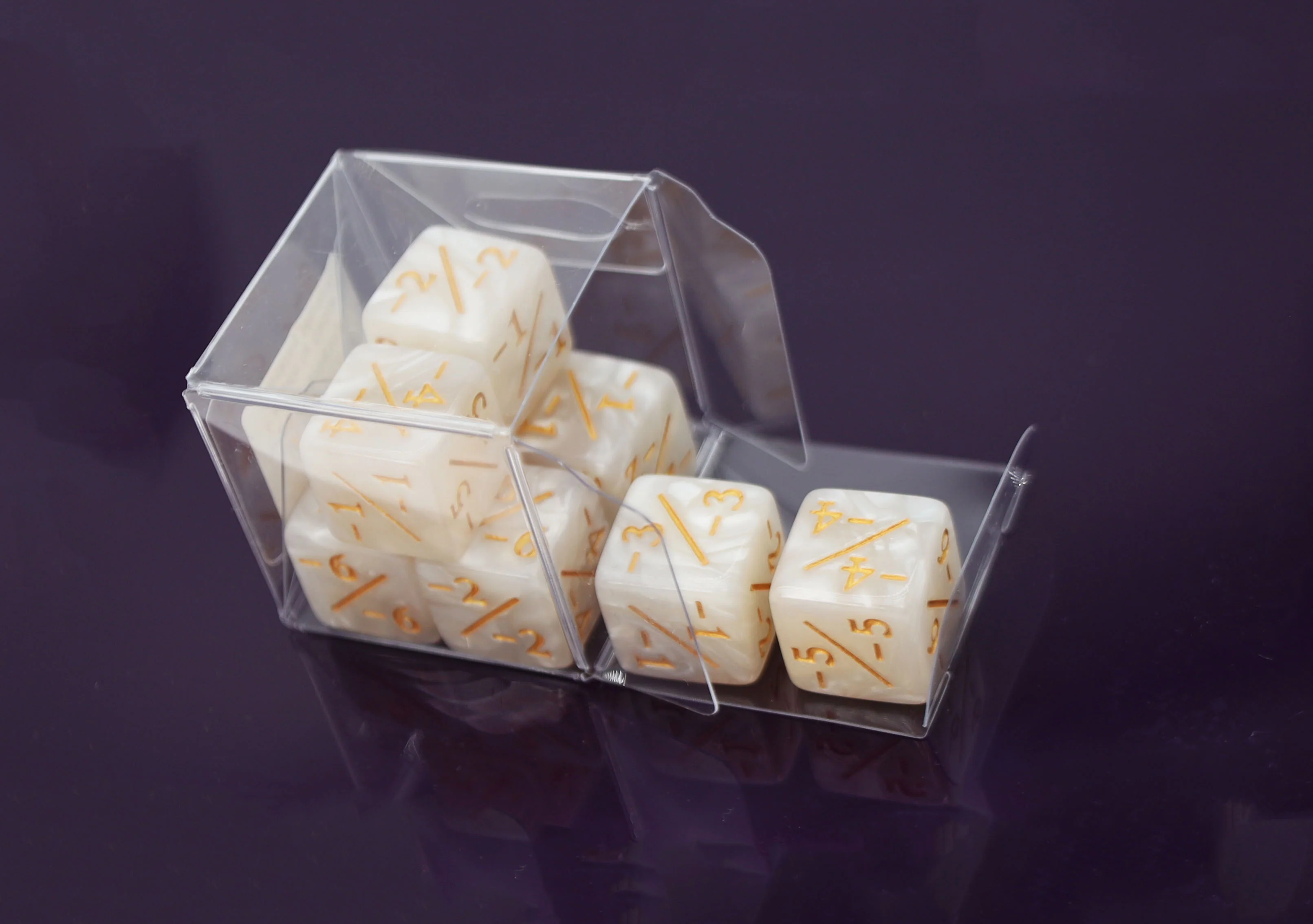 -1/-1 Pearl White Counters for Magic (8) -1/-1 Pearl White Counters for Magic (8)
