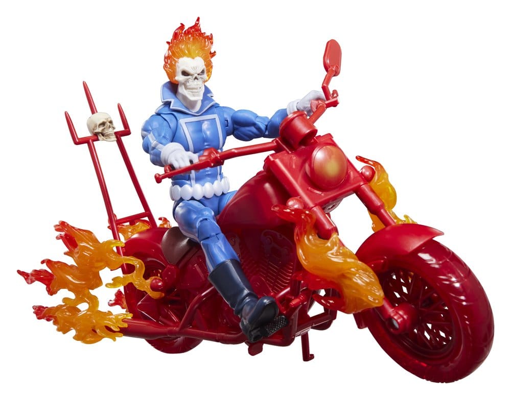 Actionfigur, Motorrad, Feuer, Skelett, Kunststoff