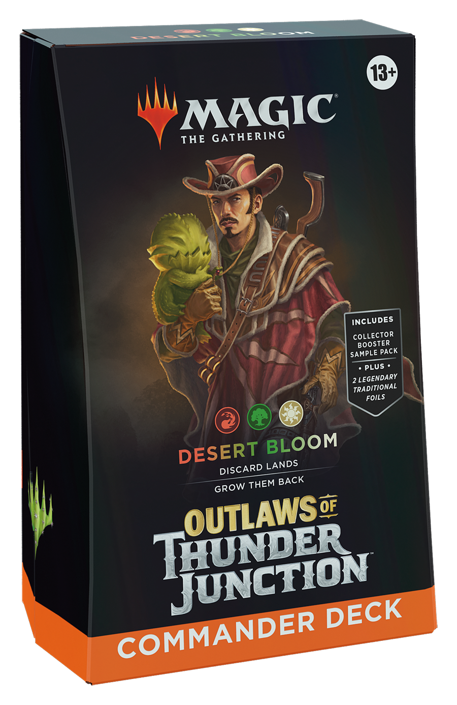 Magic CCG: Outlaws of Thunder Junction Commander Deck "Desert Bloom" Magic CCG: Outlaws of Thunder Junction Commander Deck "Desert Bloom"