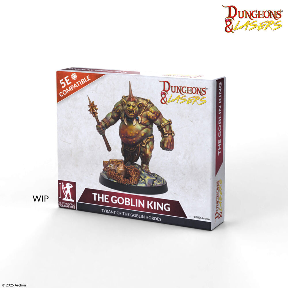 Goblin King, Miniatur, Figur, Tyrant, Goblin Horde