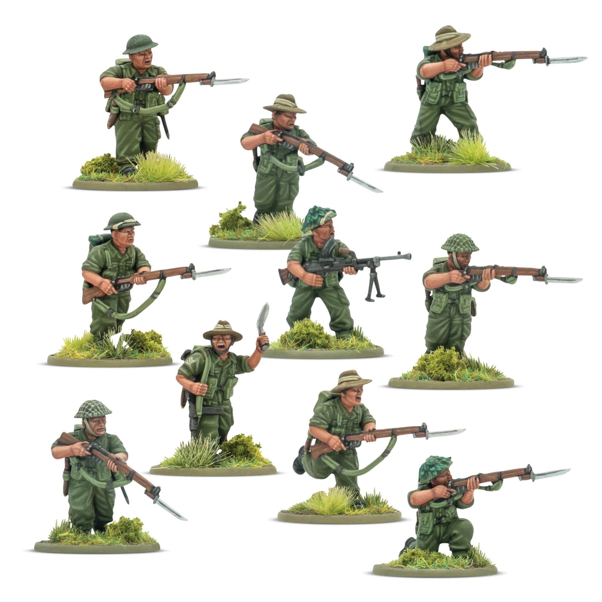 figuren, soldat, gewehr, militär, miniaturen