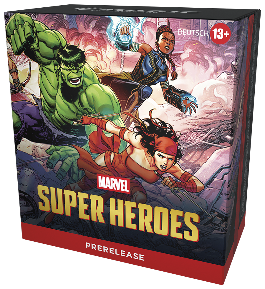 Marvel, Super Heroes, Prerelase, Box Art, Comic Art