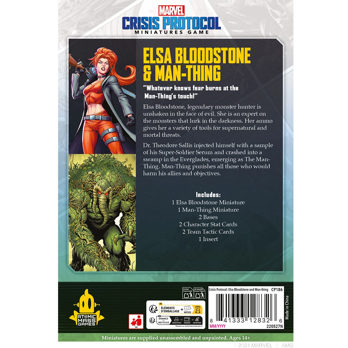 Marvel Crisis Protocol: Elsa Bloodstone & Man-Thing Marvel Crisis Protocol: Elsa Bloodstone & Man-Thing