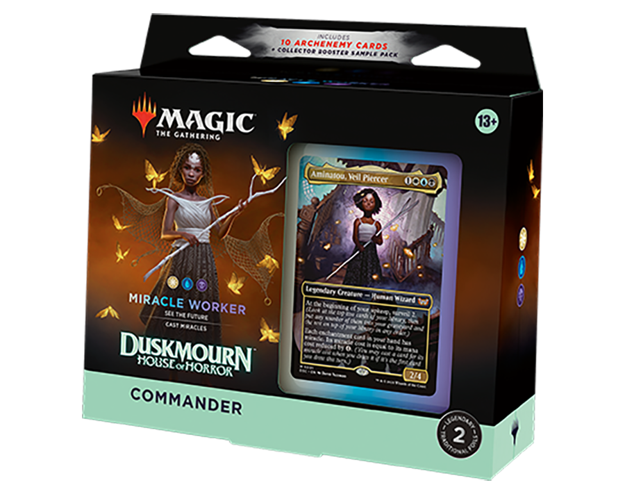 Magic CCG: Duskmourn House of Horror Commander Deck "Miracle Worker" Magic CCG: Duskmourn House of Horror Commander Deck "Miracle Worker"