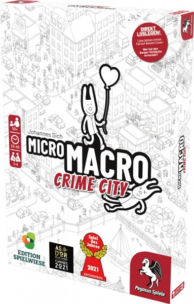 MicroMacro: Crime City (Edition Spielwiese) *Spiel des Jahres 2021* MicroMacro: Crime City (Edition Spielwiese) *Spiel des Jahres 2021*