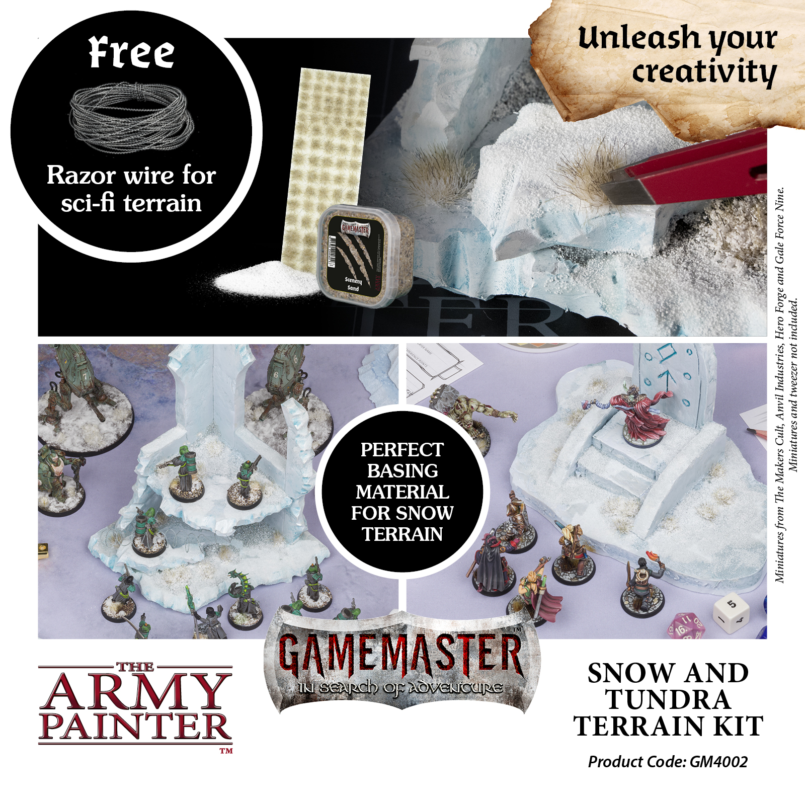 Army Painter: Gamemaster - Snow & Tundra Terain Kit Army Painter: Gamemaster - Snow & Tundra Terain Kit