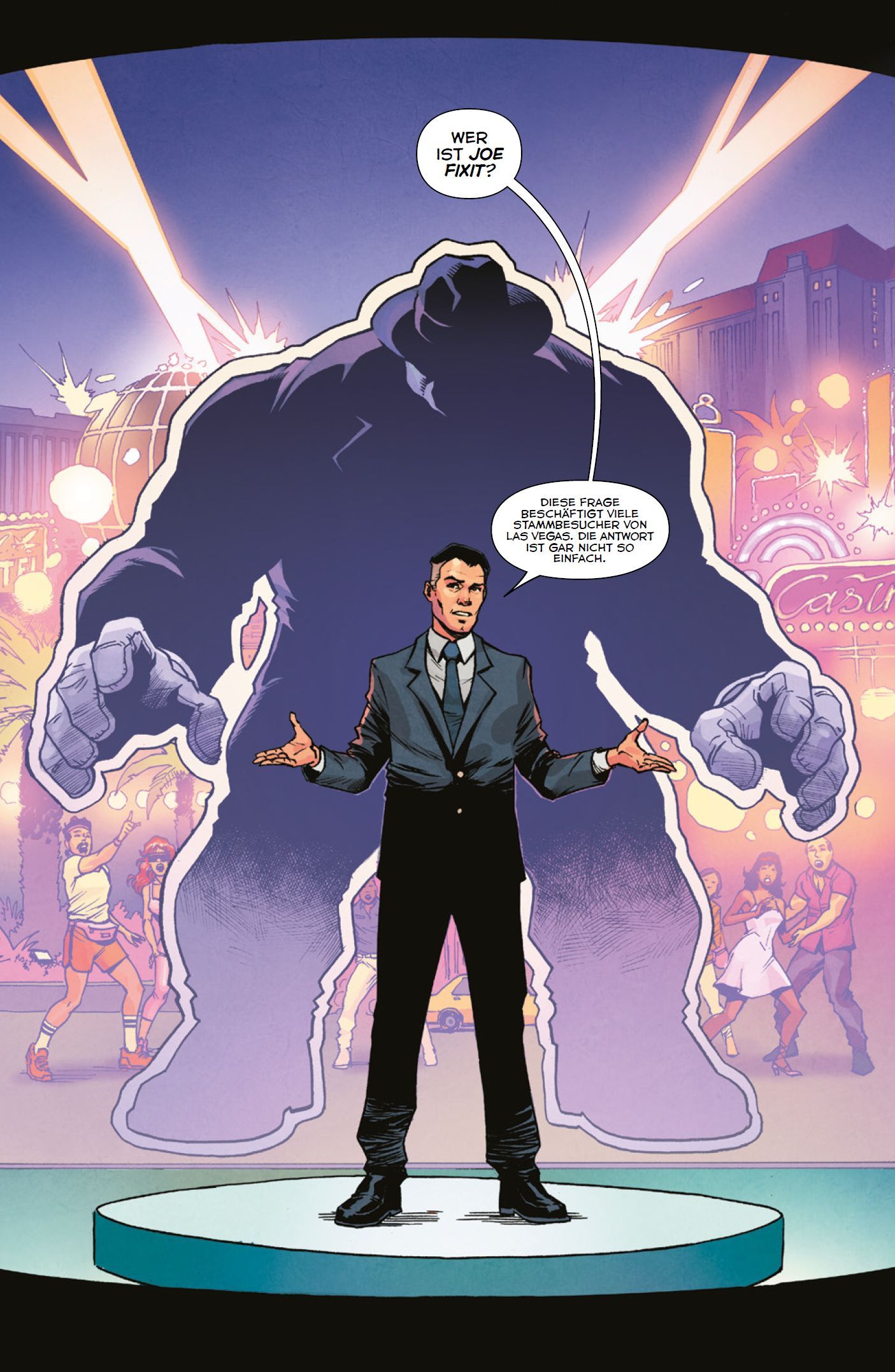 Hulk: Joe Fixit - Wilde Nächte in Vegas Comics, Superheld, Szene, Statue, Käfig/Arena