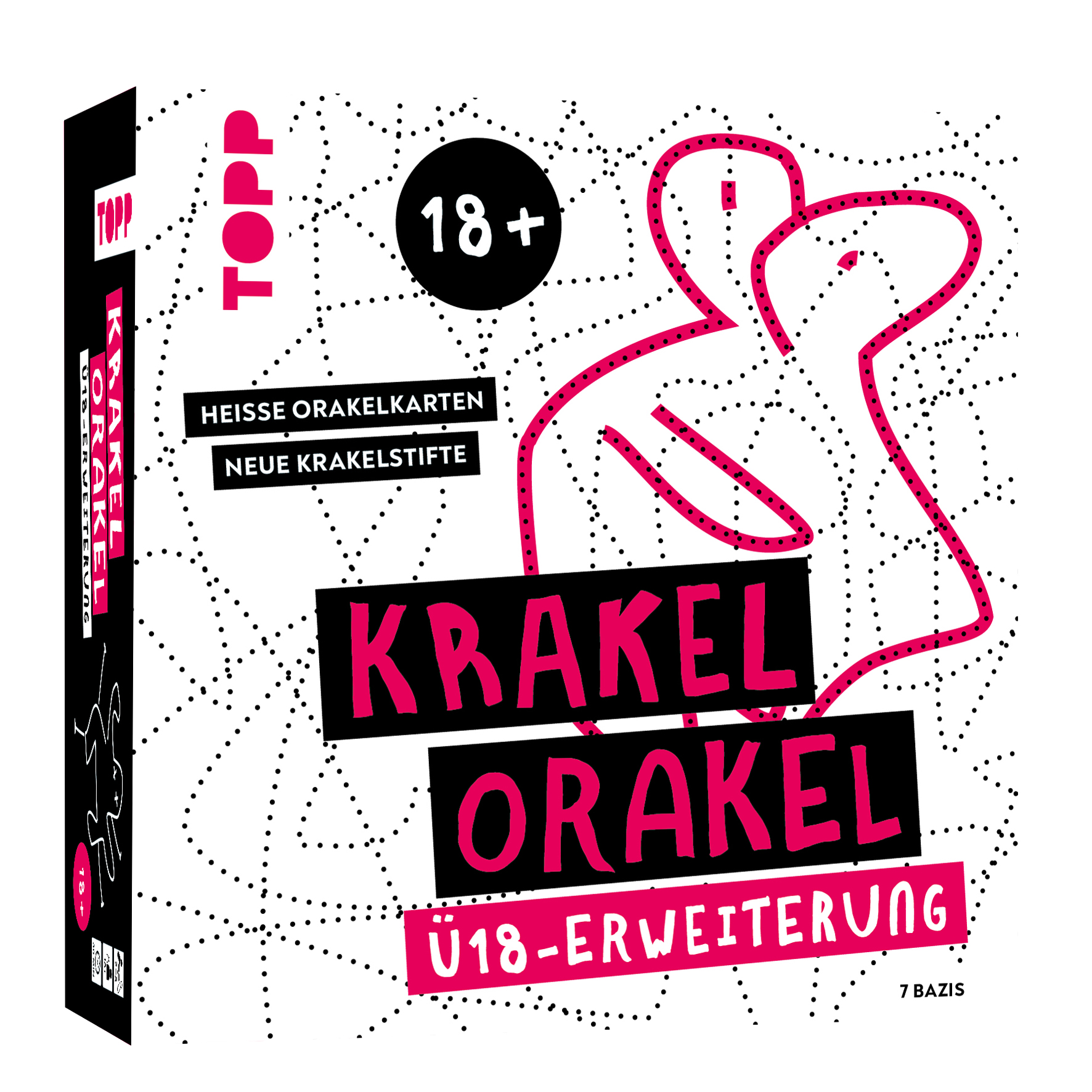 Krakel Orakel, U18-Erweiterung, Kartenspiel, Stickers, Orakelkarten