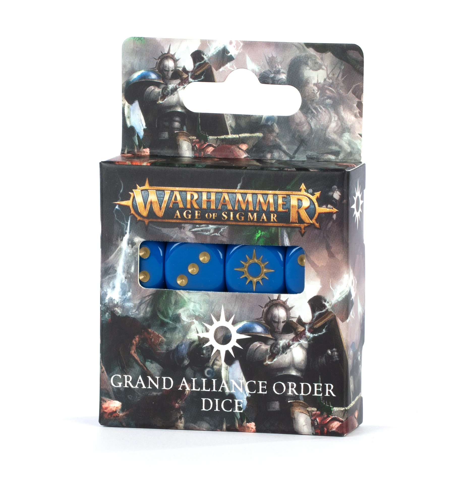 Age of Sigmar: Grand Alliance Order Dice Würfel, Blau, Stern, Wärfer, Großbund-Ordnung