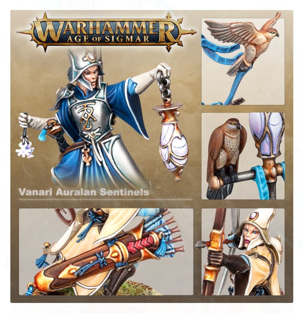Warhammer: Lumineth Realmlords - Vanari Auralan Sentinels Warhammer: Lumineth Realmlords - Vanari Auralan Sentinels