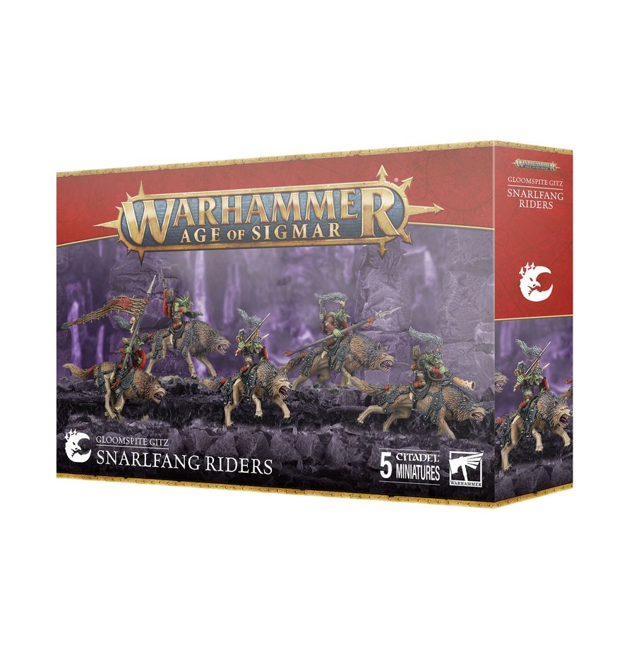 Warhammer, Age of Sigmar, SnarfleRiders, Miniaturen, 5 Figuren