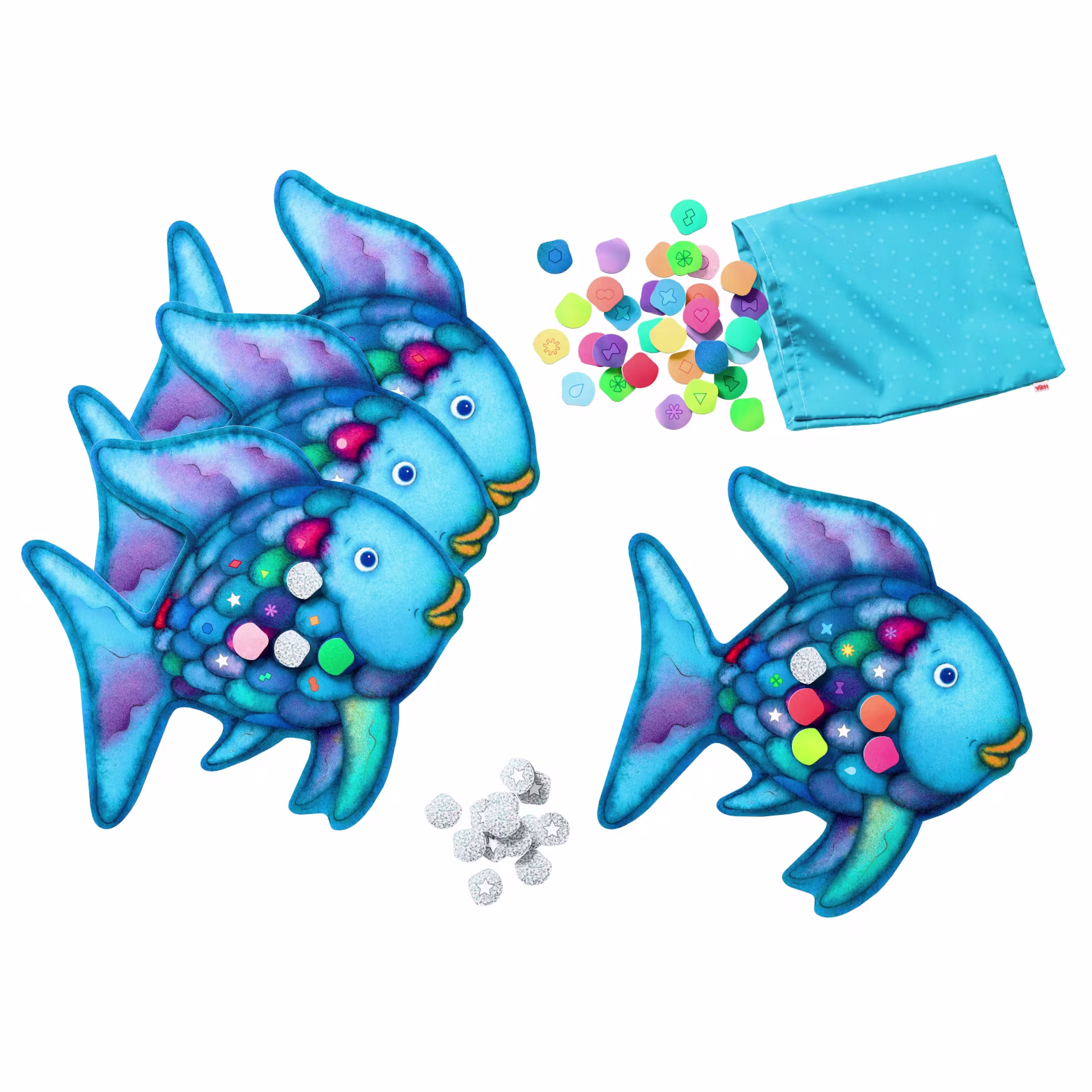 Regenbogenfisch Glitzerbingo