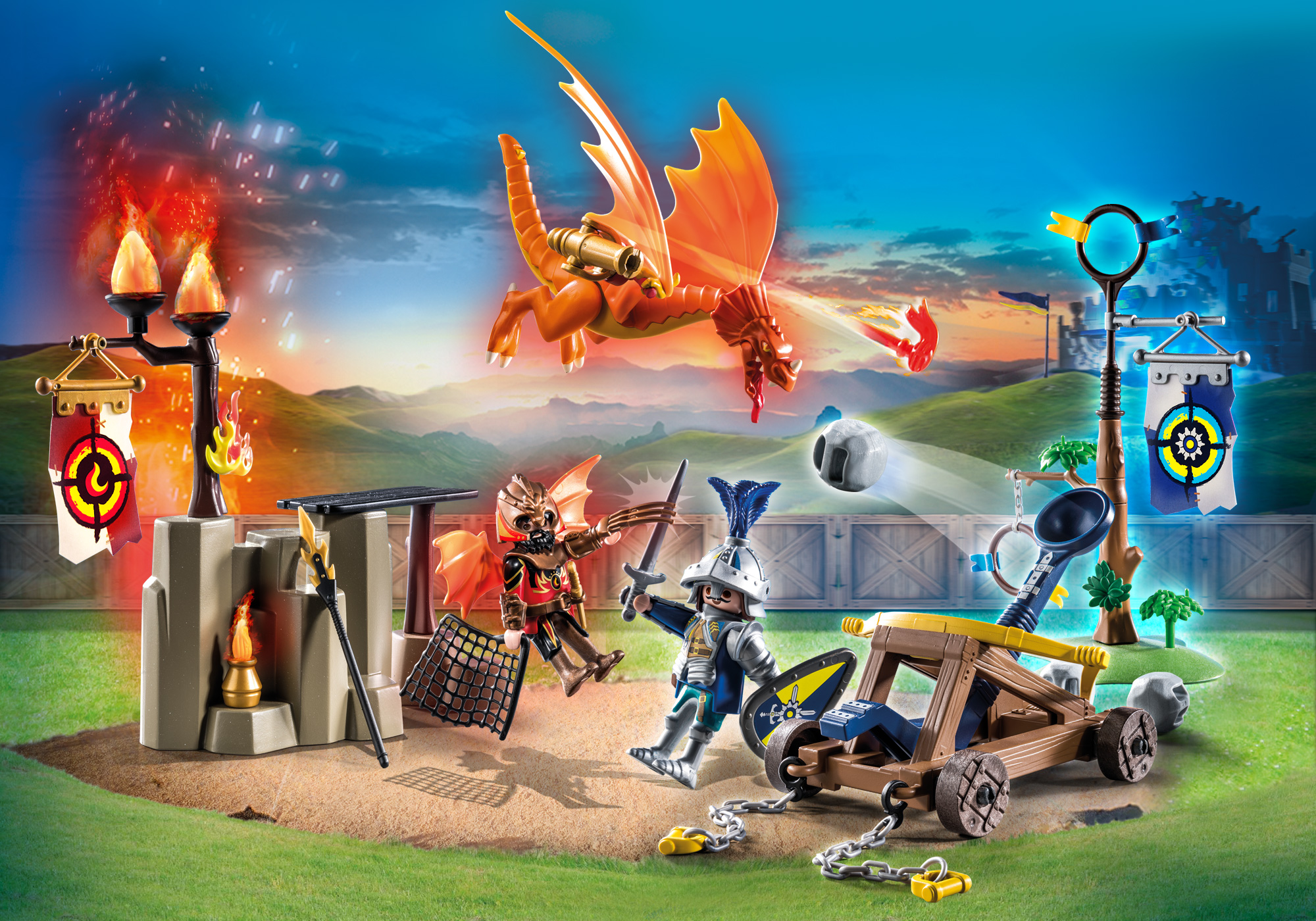 Playmobil: Novelmore - Novelmore vs. Burnham Raiders - Turnierplatz
