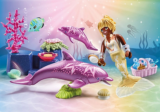 Playmobil: Princess Magic - Meerjungfrau mit Delfinen