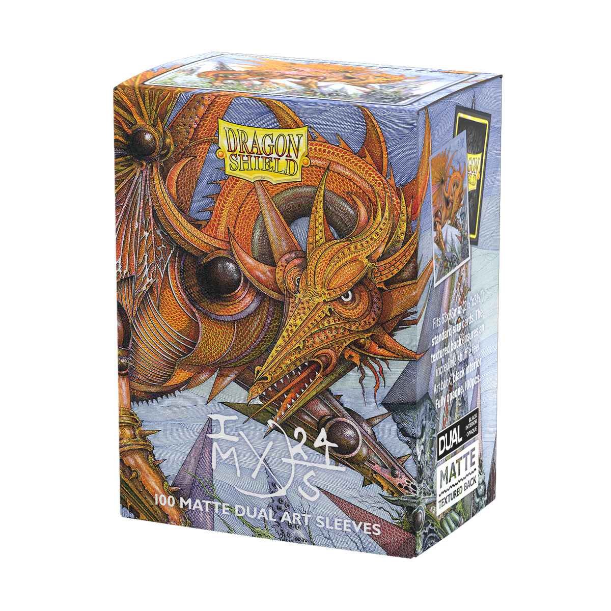 Dragon Shield: Dual Art Sleeves Matte - The Millerax (100) Dragon Shield: Dual Art Sleeves Matte - The Millerax (100)