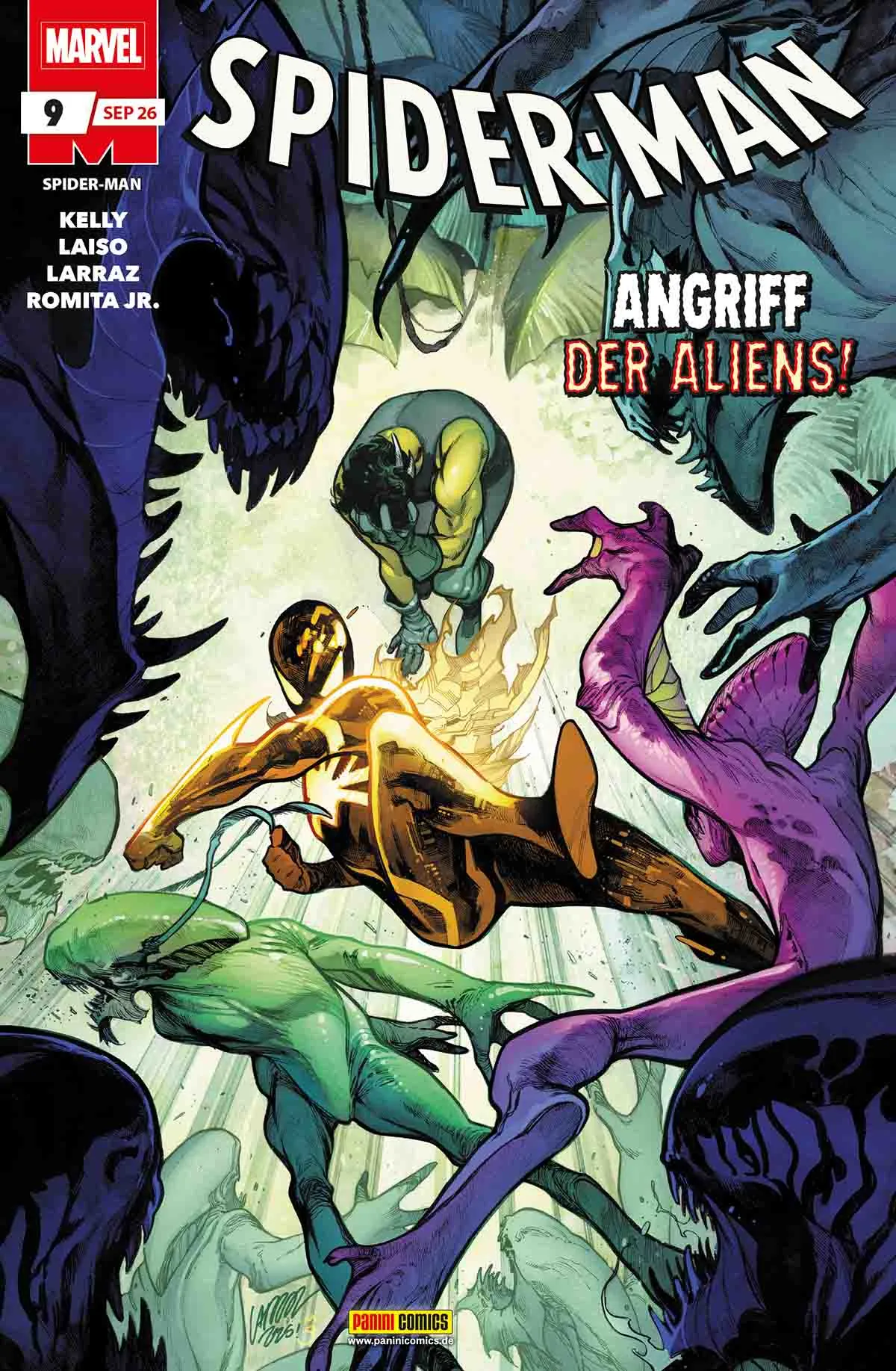 Spider-Man, Comic, Angriff der Aliens, Superheld, Panini Comics