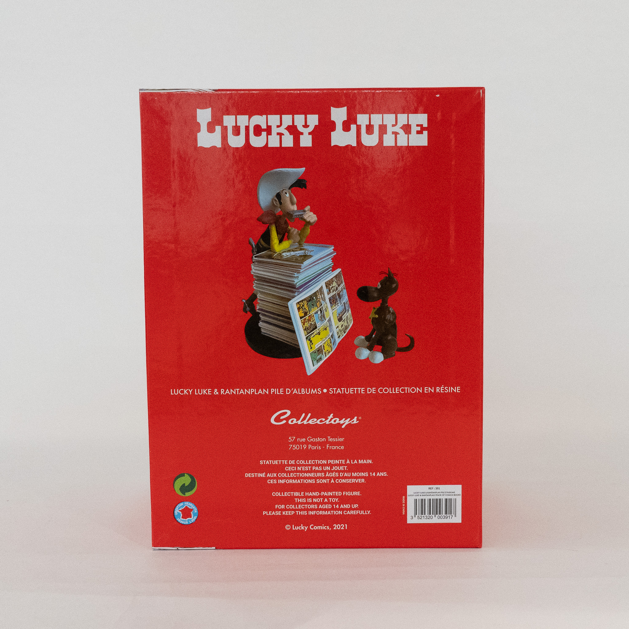 Lucky Luke: Statue Bücherstapel Lucky Luke: Statue Bücherstapel