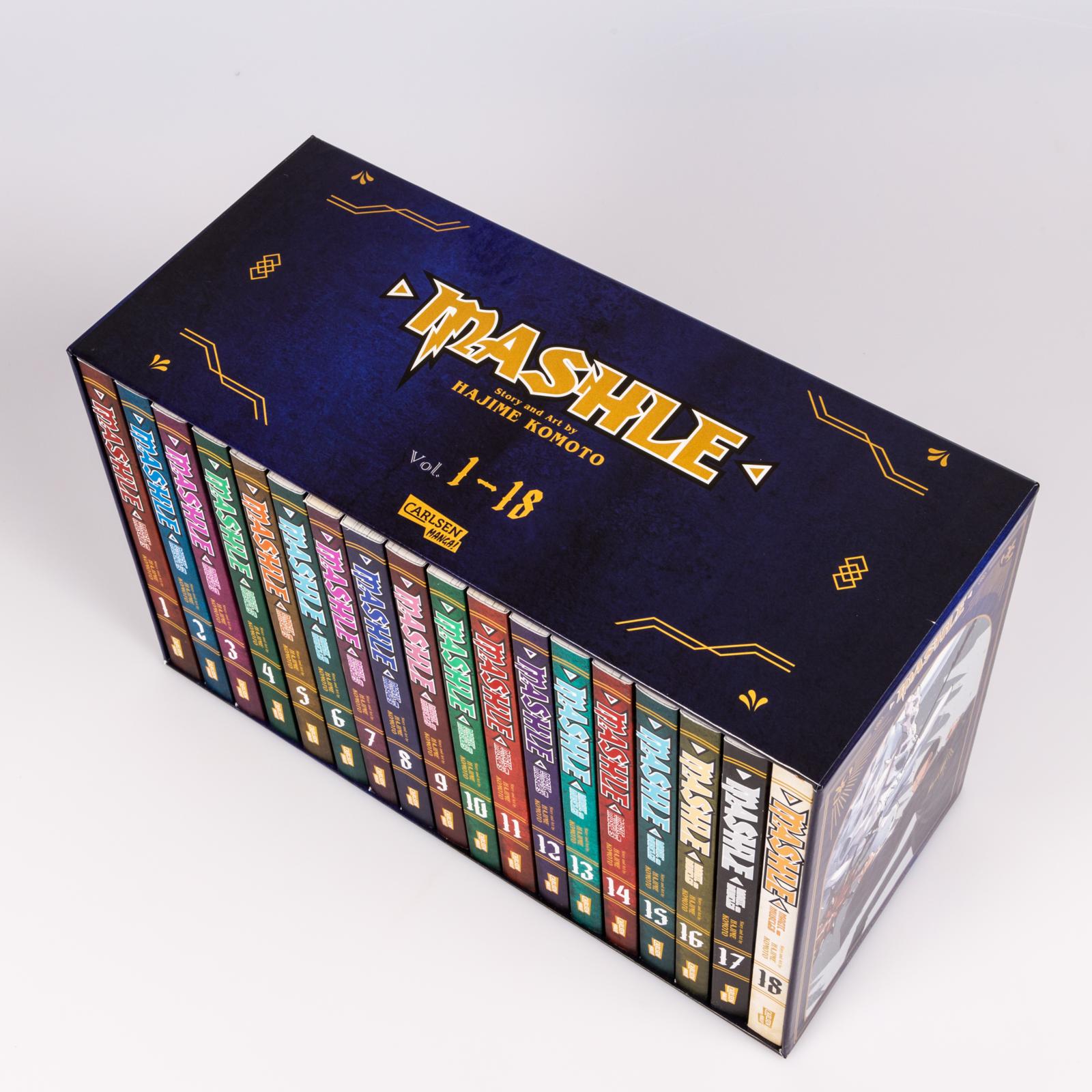 Mashle Bd.1-18/Schuber Mashle Bd.1-18/Schuber