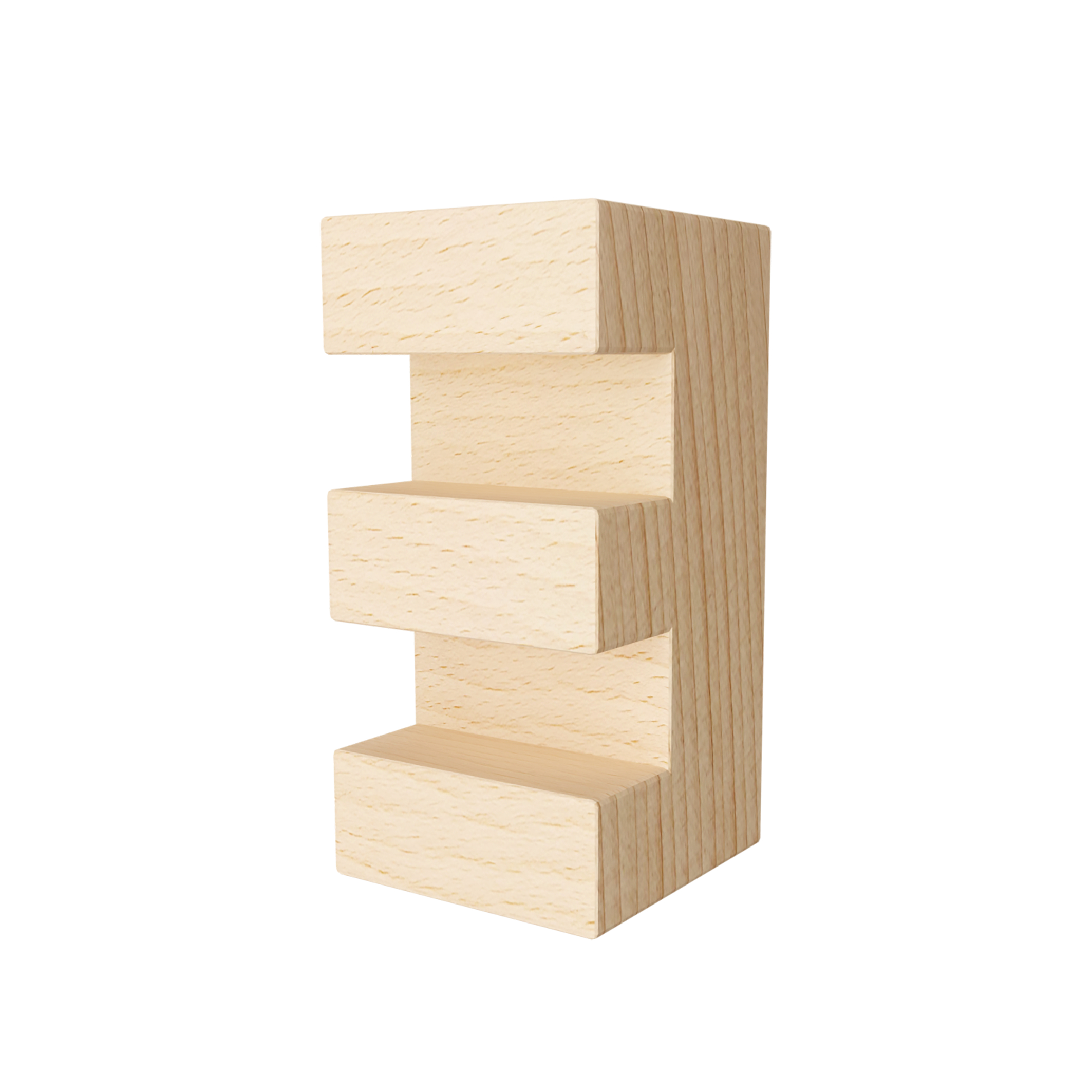 Extraviele Bausteine-Set holz, Holzklötze, Konstruktionsstein, Holzspielzeug, Bausatz