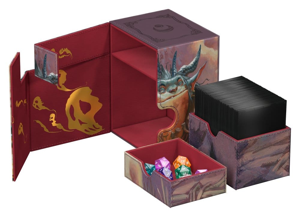Spieltisch, Würfelset, D storage, Kartenspiel, Drachen-Design, Stapelbox
