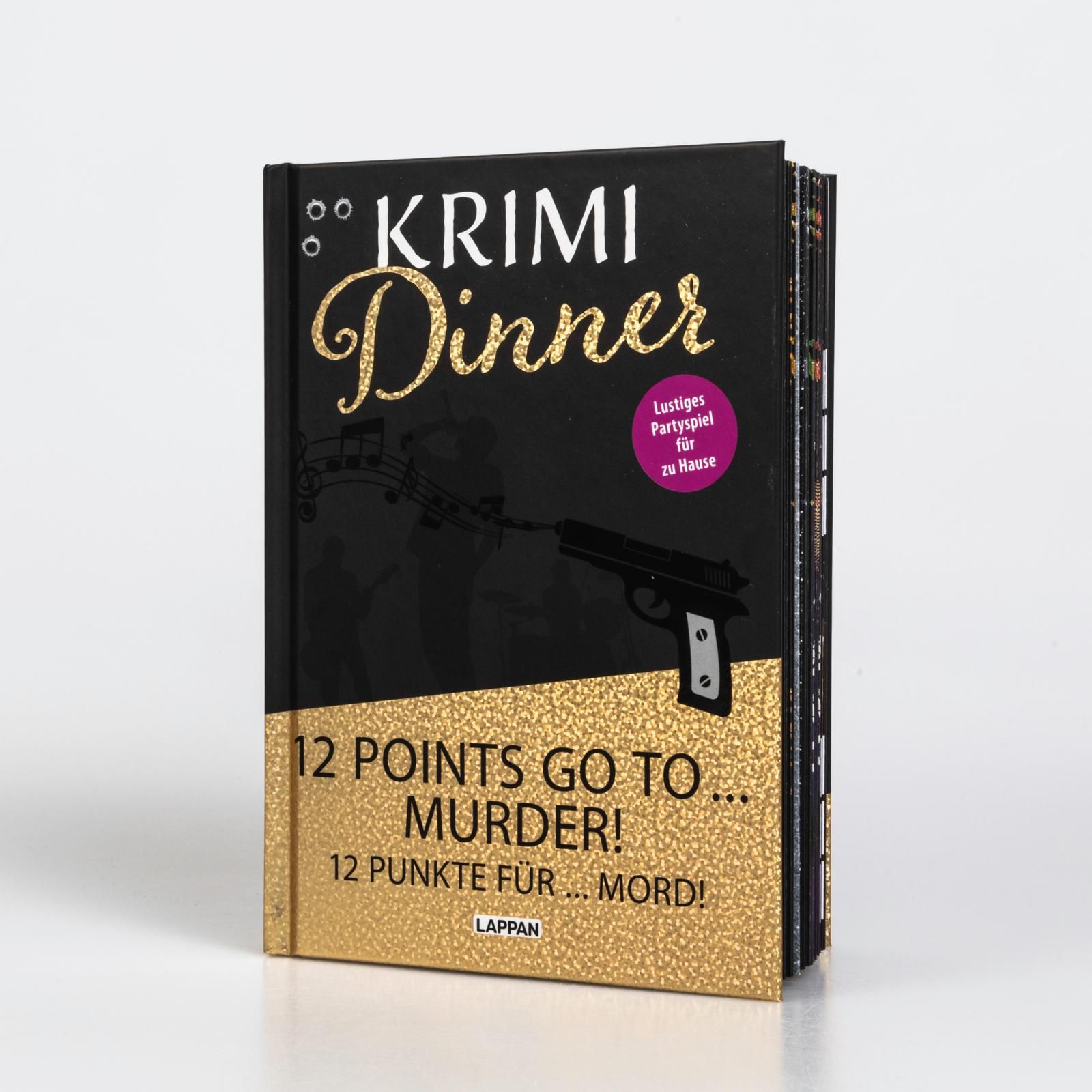 Krimi, Dinner, Mörder, Spielbuch, 12 Punkte