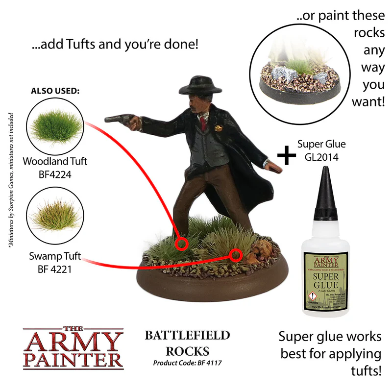 Army Painter: Battlefields - Rocks (neu)