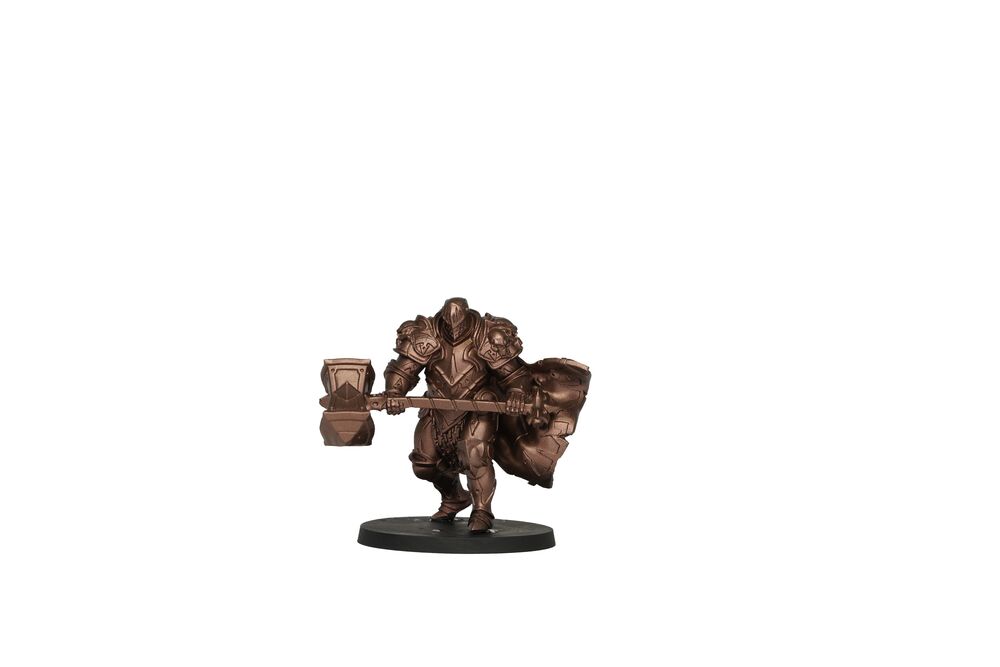 Vallejo TM: Base - Rusty Metal miniatur, figur, krieger, hammer, basis