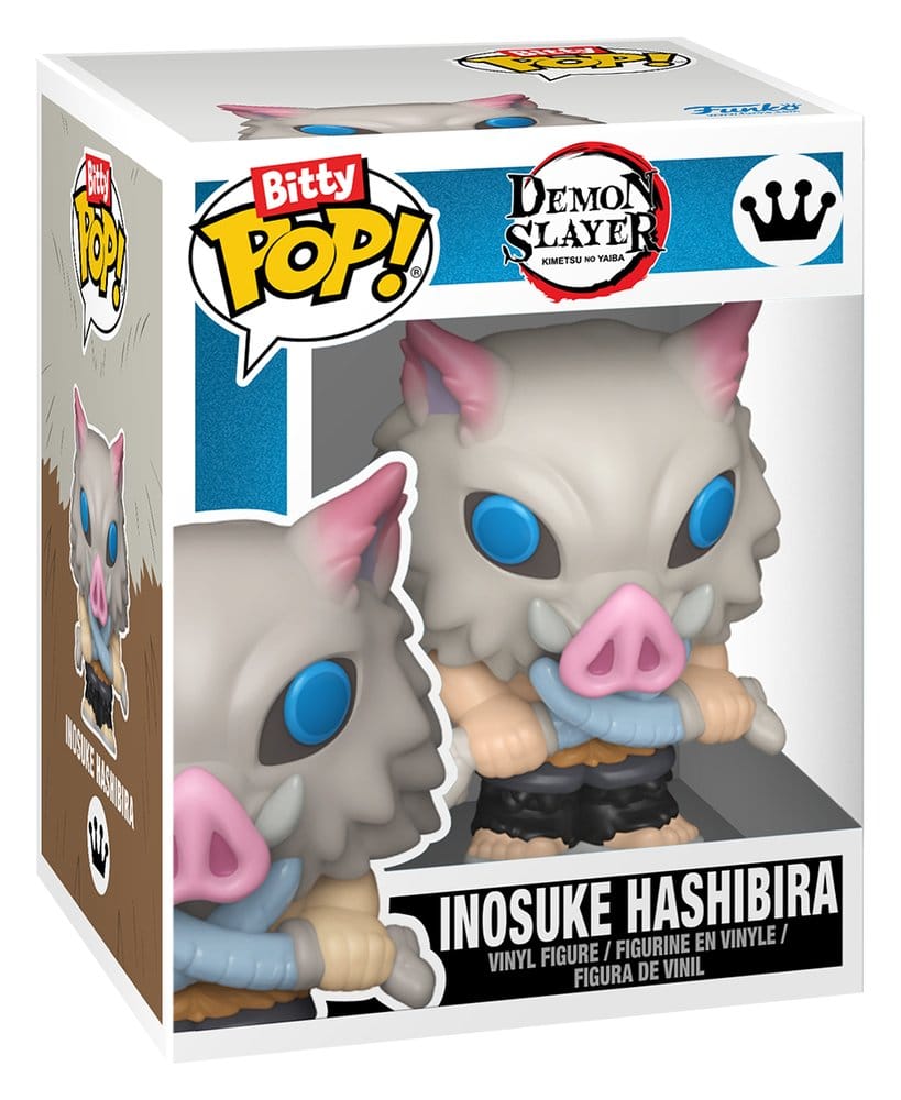 Demon Slayer: POP Bitty 2er Set Inosuke & Zenitsu Vinylfigur, Miniatur, Schweinemaske, Hasibira, Demon Slayer
