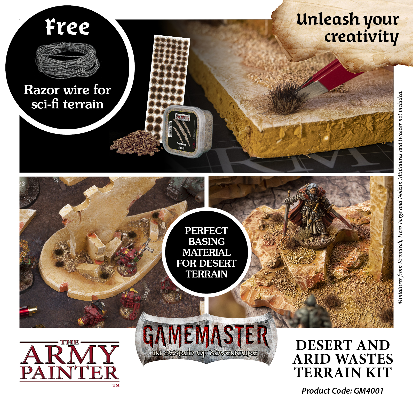 Army Painter: Gamemaster - Desert & Arid Wastes Terain Kit Army Painter: Gamemaster - Desert & Arid Wastes Terain Kit